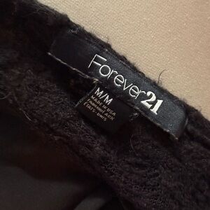 Forever 21 Charcoal Knit Top